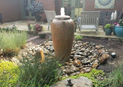 Backyard Landscape Fountain